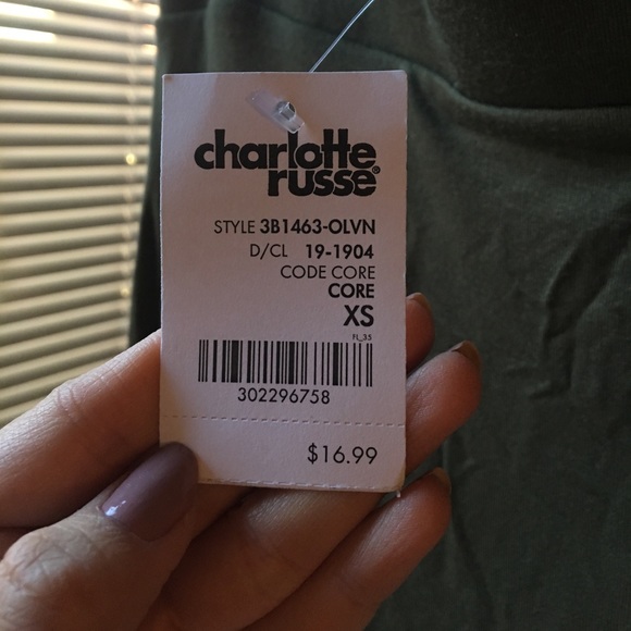 Military green Charlotte Russe maxi skirt - xs - Picture 3 of 7